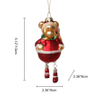 Glass Moose ornament, glass toys, Christmas decoration KMT81060