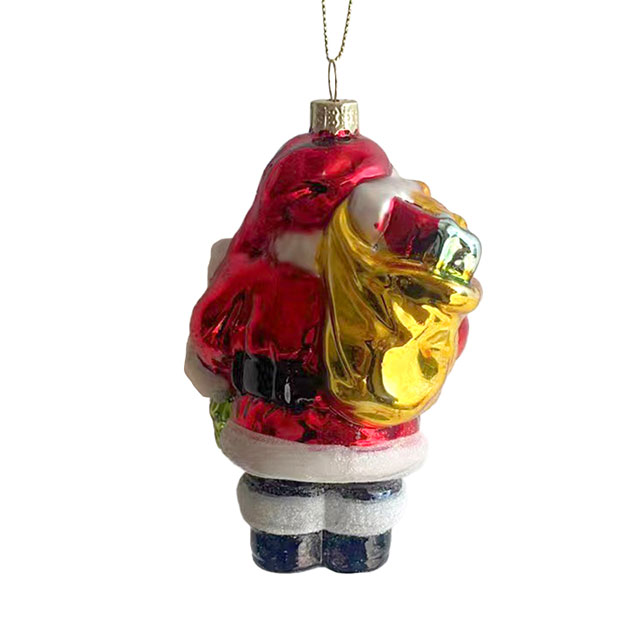 Glass Santa,Christmas glass toys,Christmas decoration