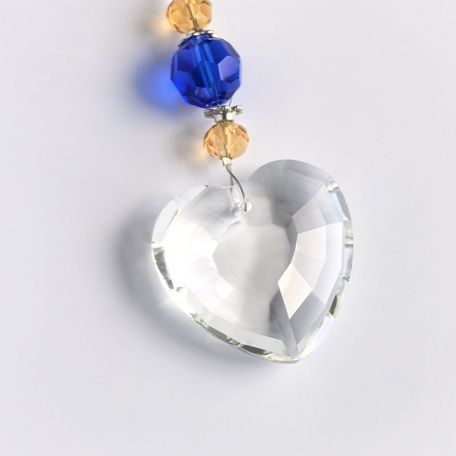 Crystal heart-shape hanging,Crystal decoration,christmas decoriation KMC83016 