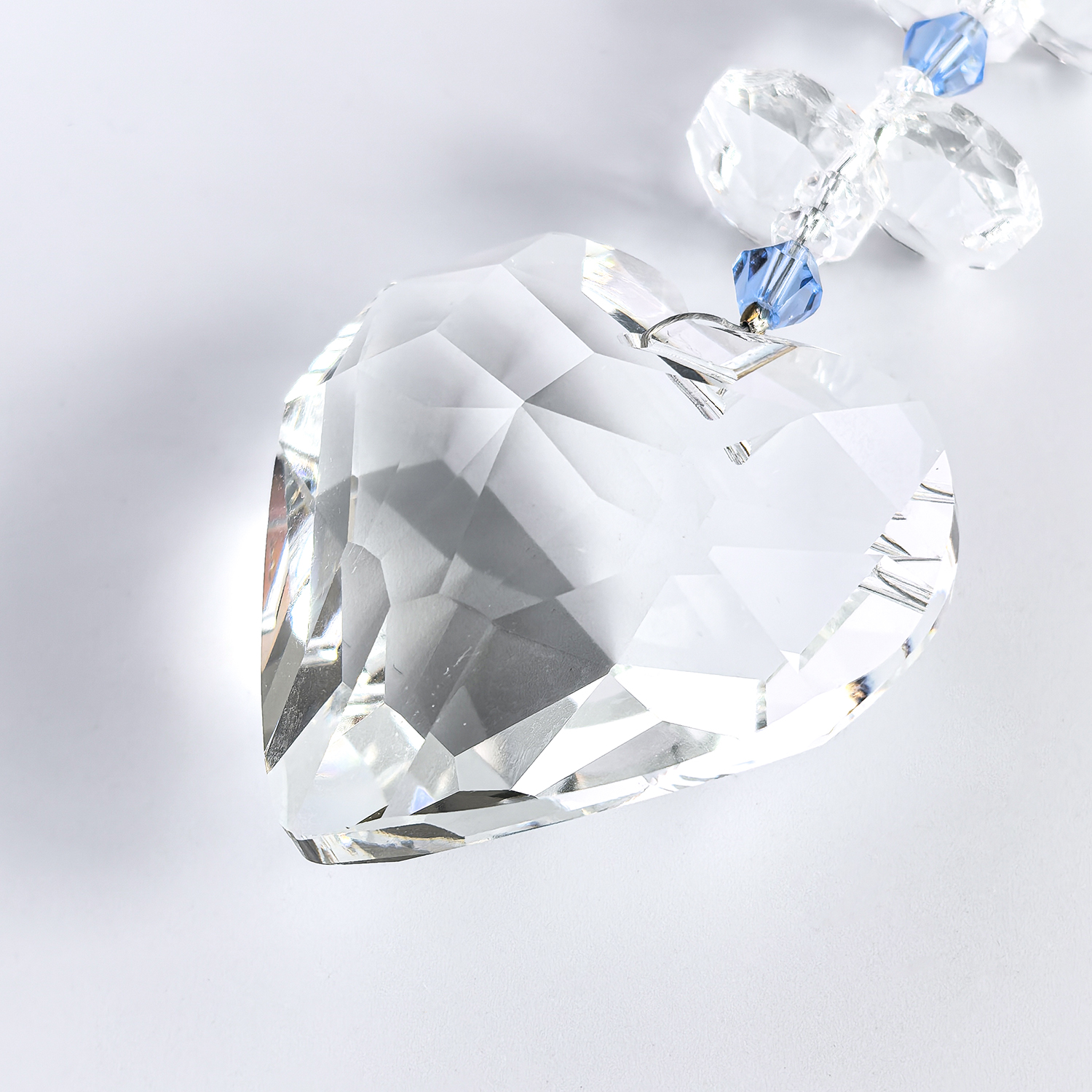 Crystal heart-shape hanging,Crystal decoration,christmas decoriation KMC83003 