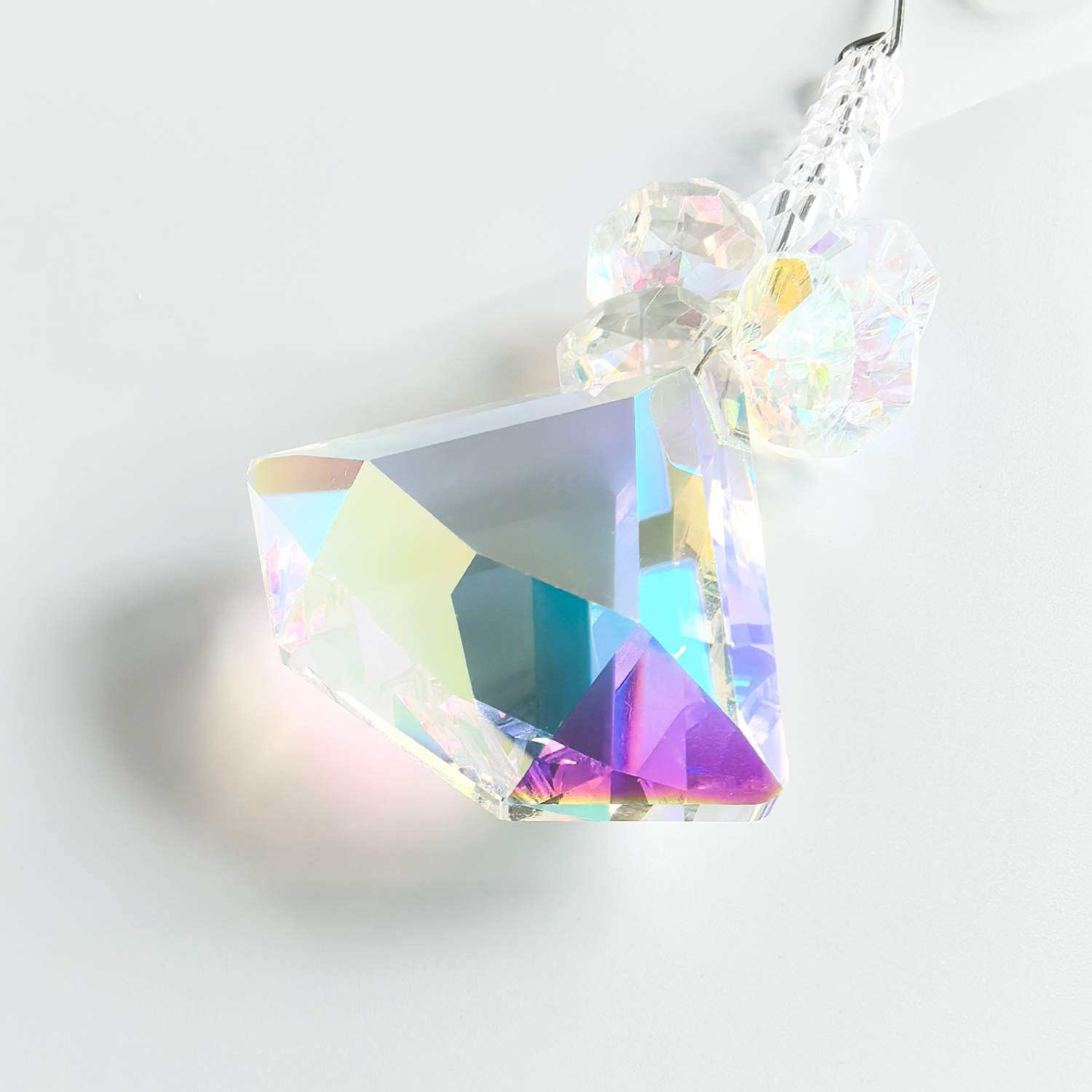 Iridescent colors Crystal hanging,Crystal decoration,christmas decoriation KMC83011