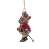 Glass mouse ornament, Christmas glass toys, Christmas decoration KMT81016
