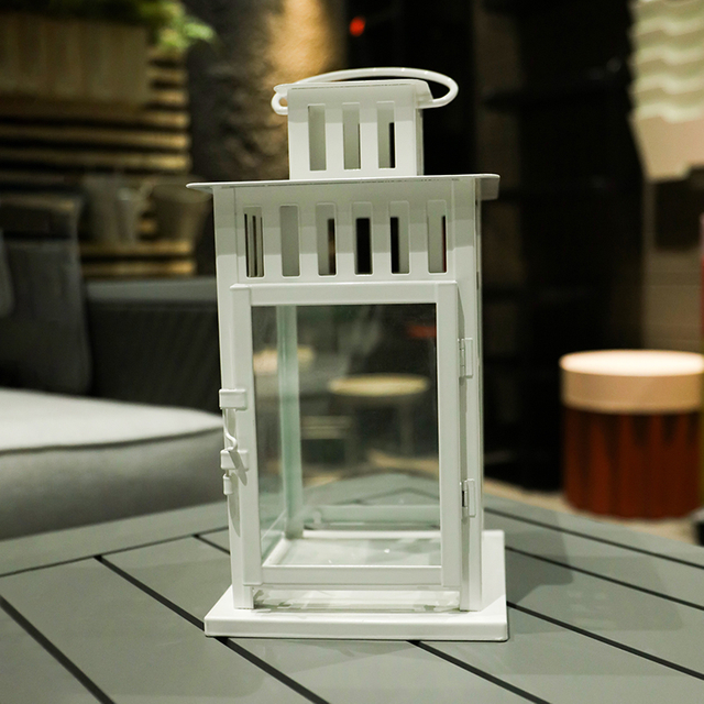 Outdoor Lantern, Garden Gifts, Waterproof Outdoor Lanterns, metal candleholder, iron decoration KMI83006