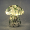 Glass Mushroom with led lights, glass decoration with LED lights, Christmas decoration KML81019