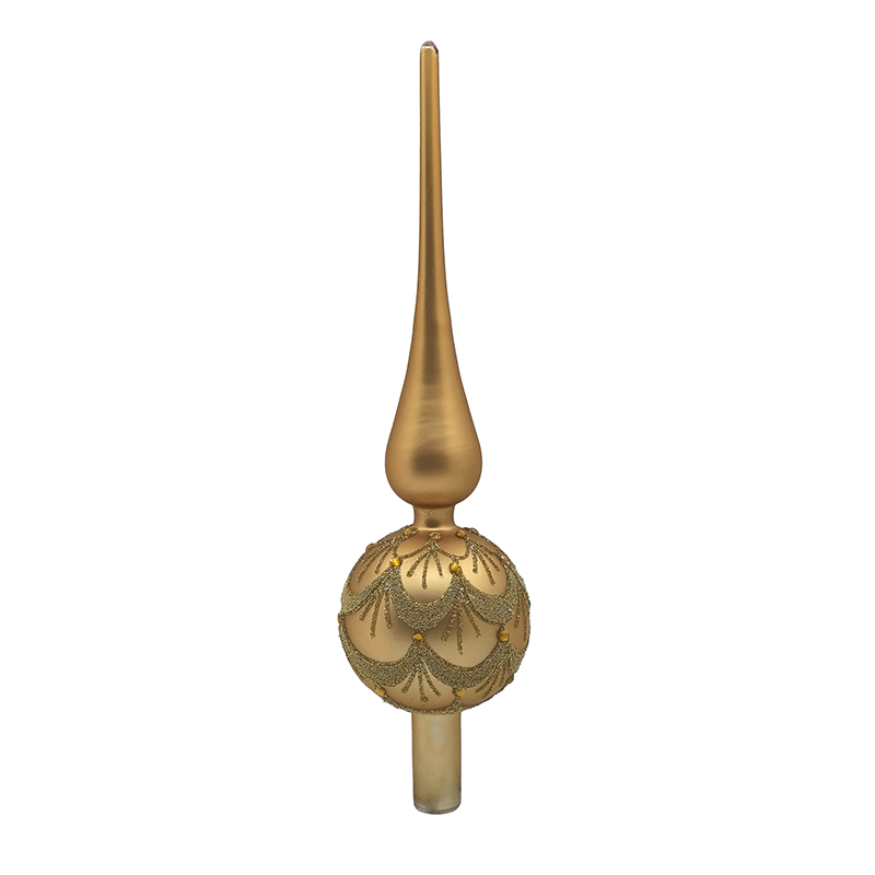 Glass tree top Christmas decoration KMT91013