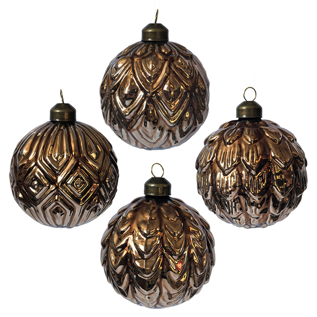 Christmas glass ball, Painted ball, Christmas decoration KMB81034