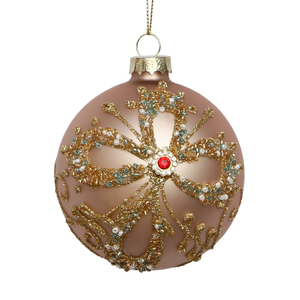 Christmas glass ball, Painted ball, Christmas decoration KMB81054