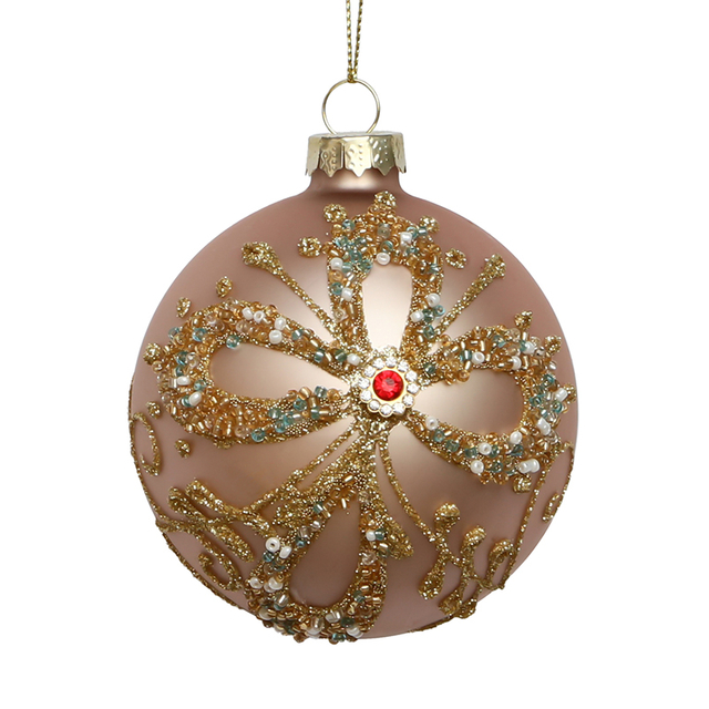 Christmas glass ball, Painted ball, Christmas decoration KMB81054