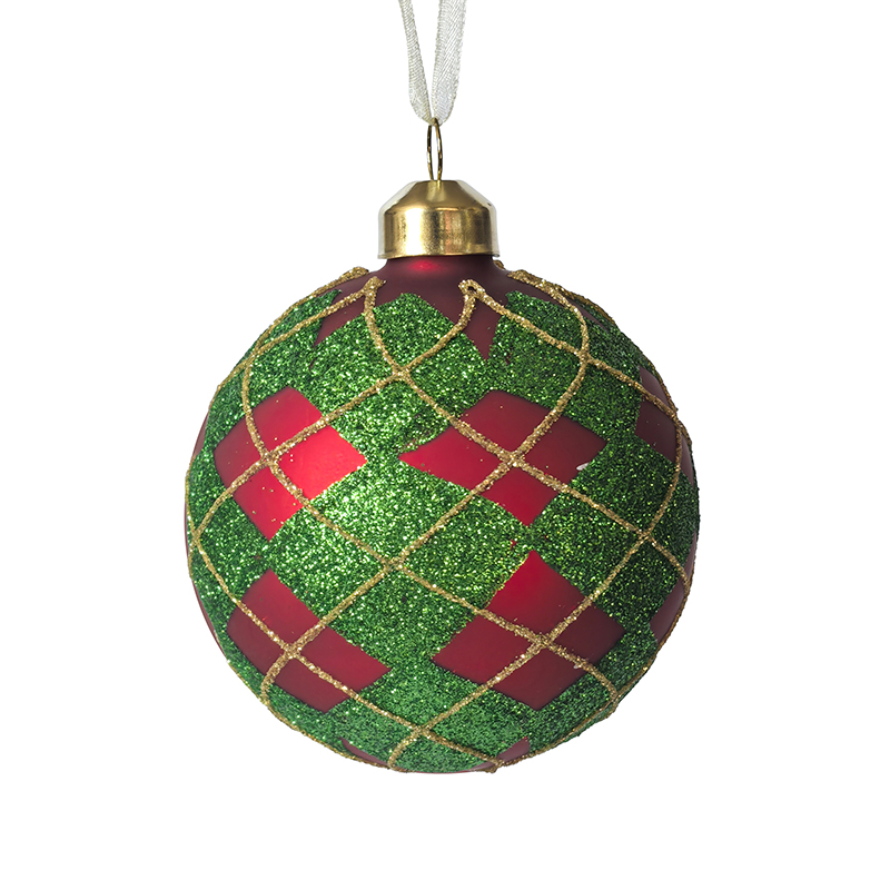 Christmas glass ball, Painted ball, Christmas decoration KMB81052