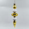 Christmas Special-shaped glass hanging decoration，Christmas decoration KMS60022