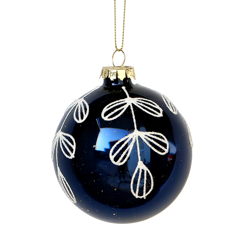 Christmas glass ball, Painted bal
