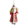 Glass Santa, Christmas glass toys