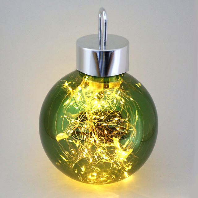 Christmas glass luminous ball, led decoration, Christmas ornament KML81005