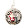 Christmas glass ball with resin decoration inside，Christmas decoration KMB86001