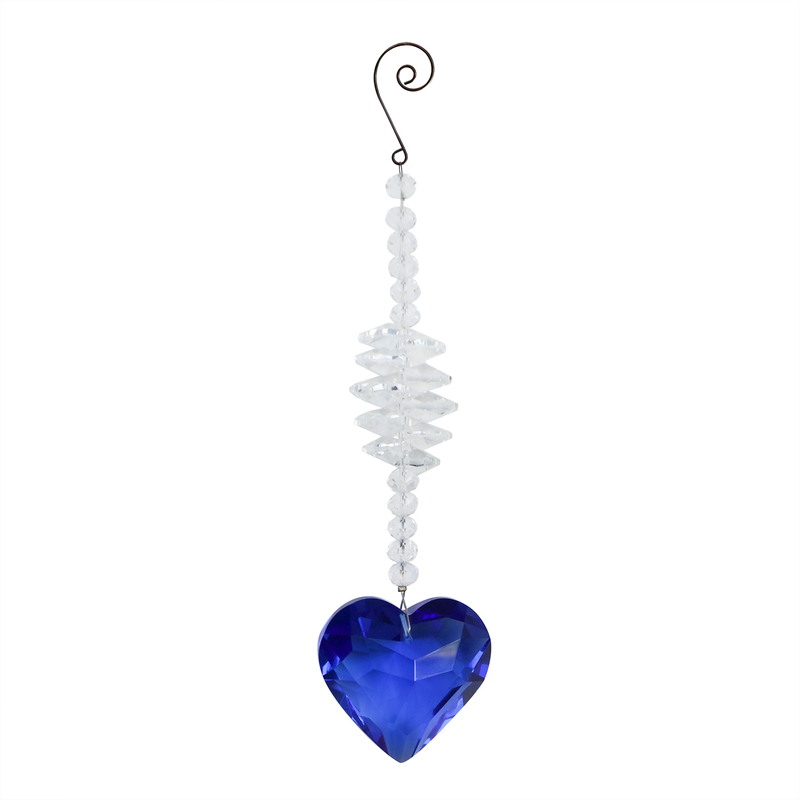 Crystal heart-shape hanging,Crystal decoration,christmas decoriation KMC83001 