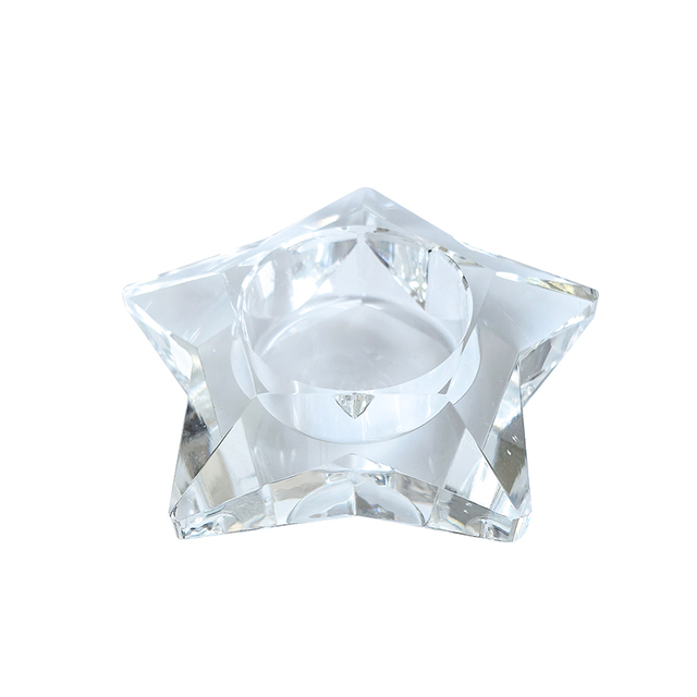 Christmas ornament, crystal pentacle candleholder,home decoration KMC81002