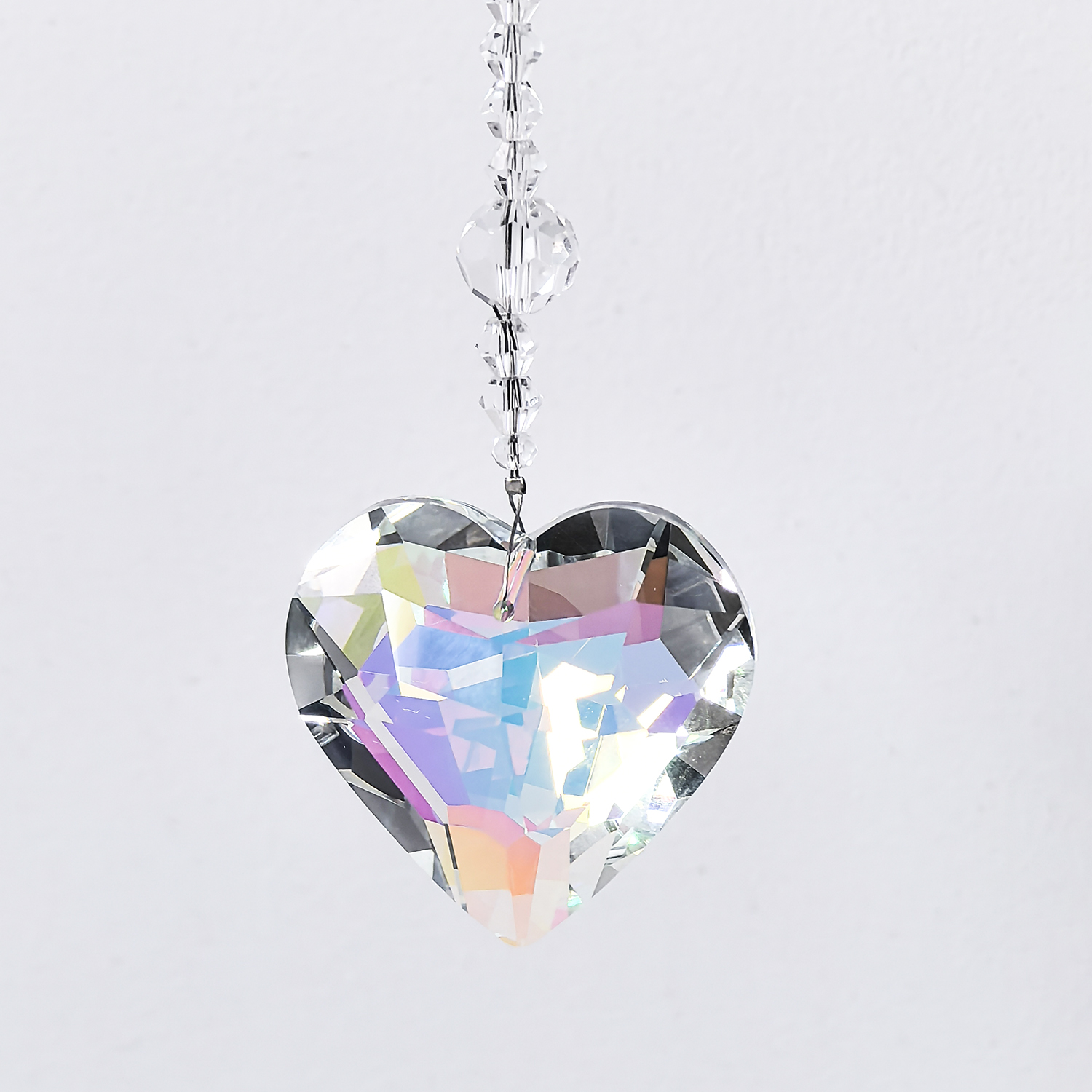 Crystal heart-shape hanging,Crystal decoration,christmas decoriation KMC83005 