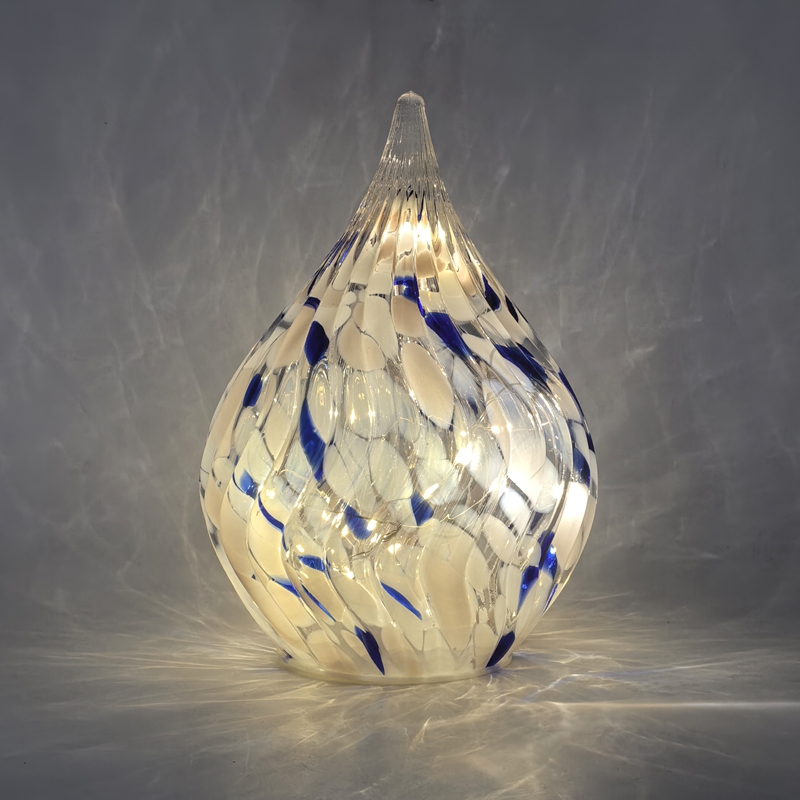 Glass led lights, glass decoration with LED lights, Christmas decoration KML81021