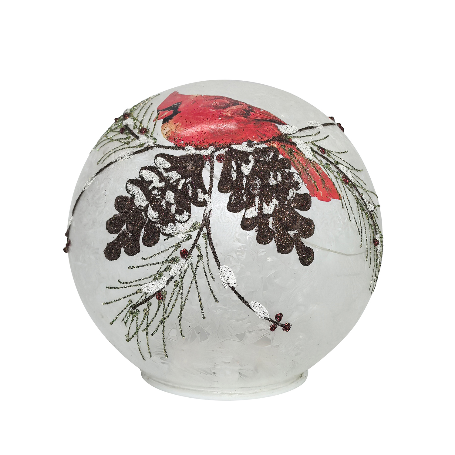 Christmas glass luminous ball, led decoration, Christmas ornament KML81028