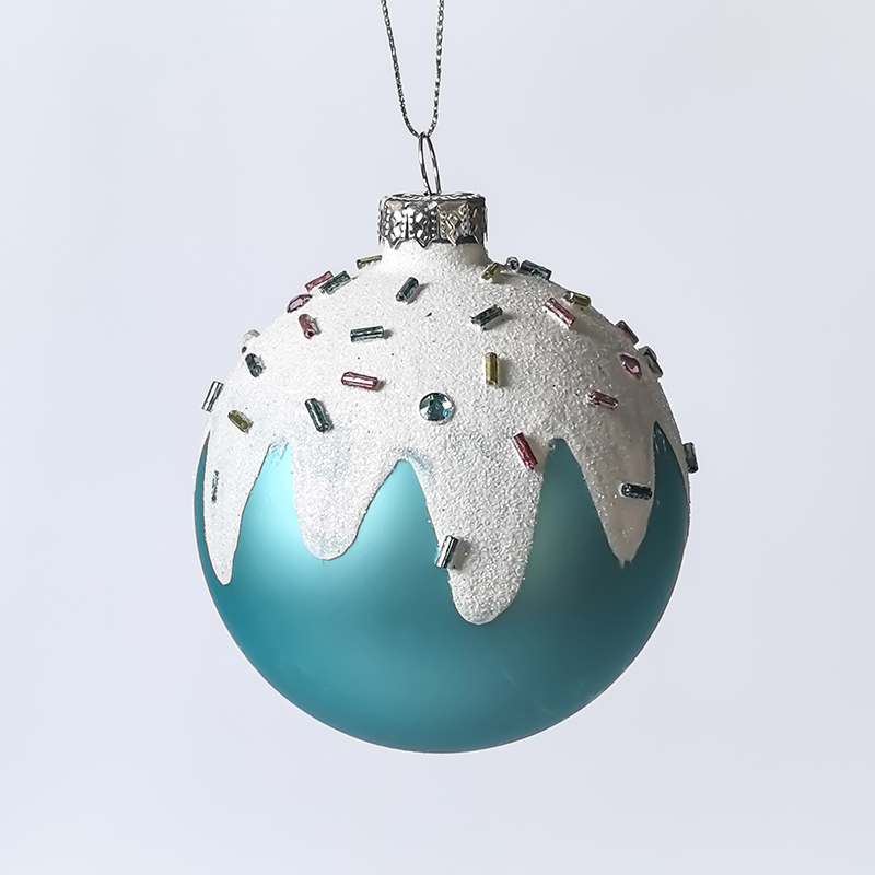 Christmas glass ball, Painted ball, Christmas decoration KMB81026