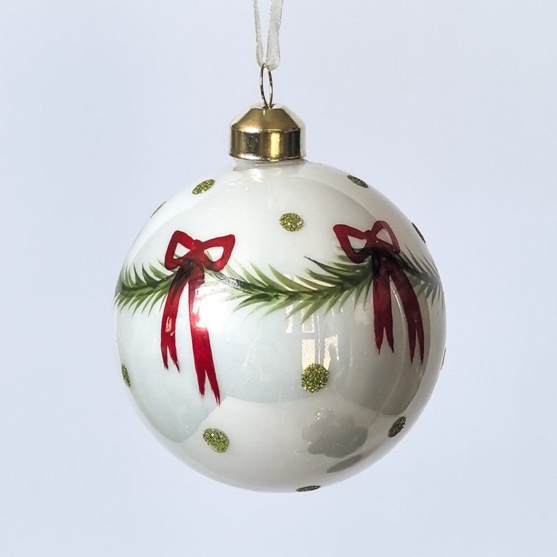 Christmas glass ball, Painted ball, Christmas decoration KMB81028