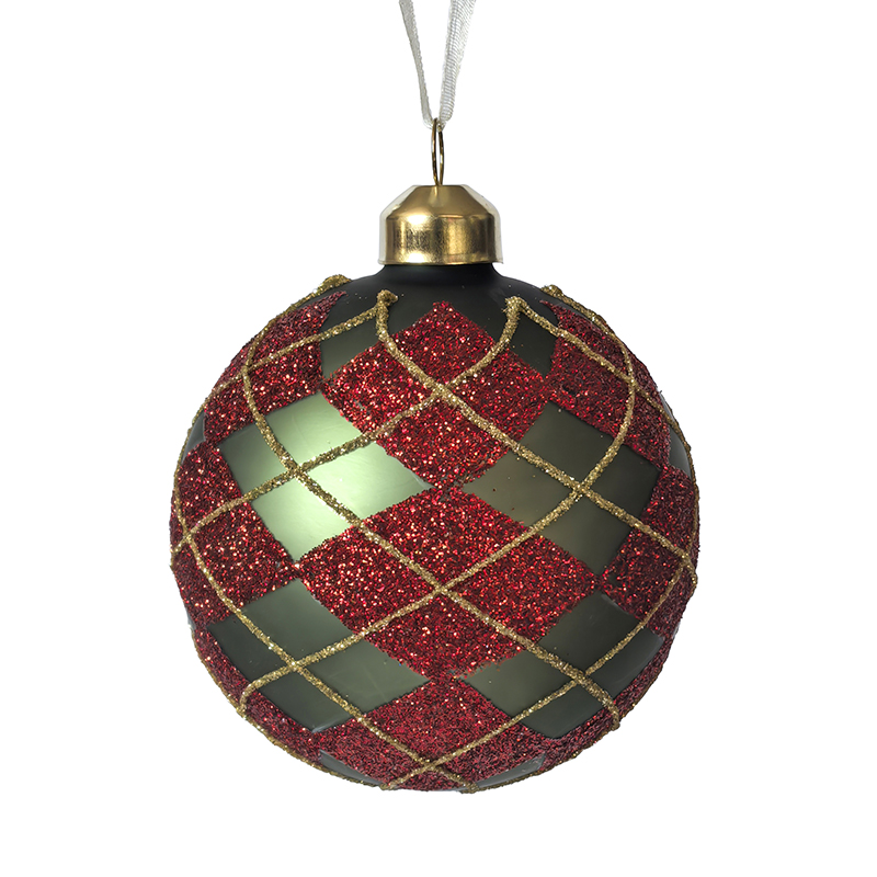 Christmas glass ball, Painted ball, Christmas decoration KMB81052
