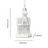 Christmas ornament, glass toy, glass house,Christmas decoration KMT81072