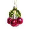 Glass cherry ornament, glass fruit toys, Christmas decoration KMT81075