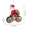 Glass Santa, Christmas glass toys, Christmas decoration KMT81019