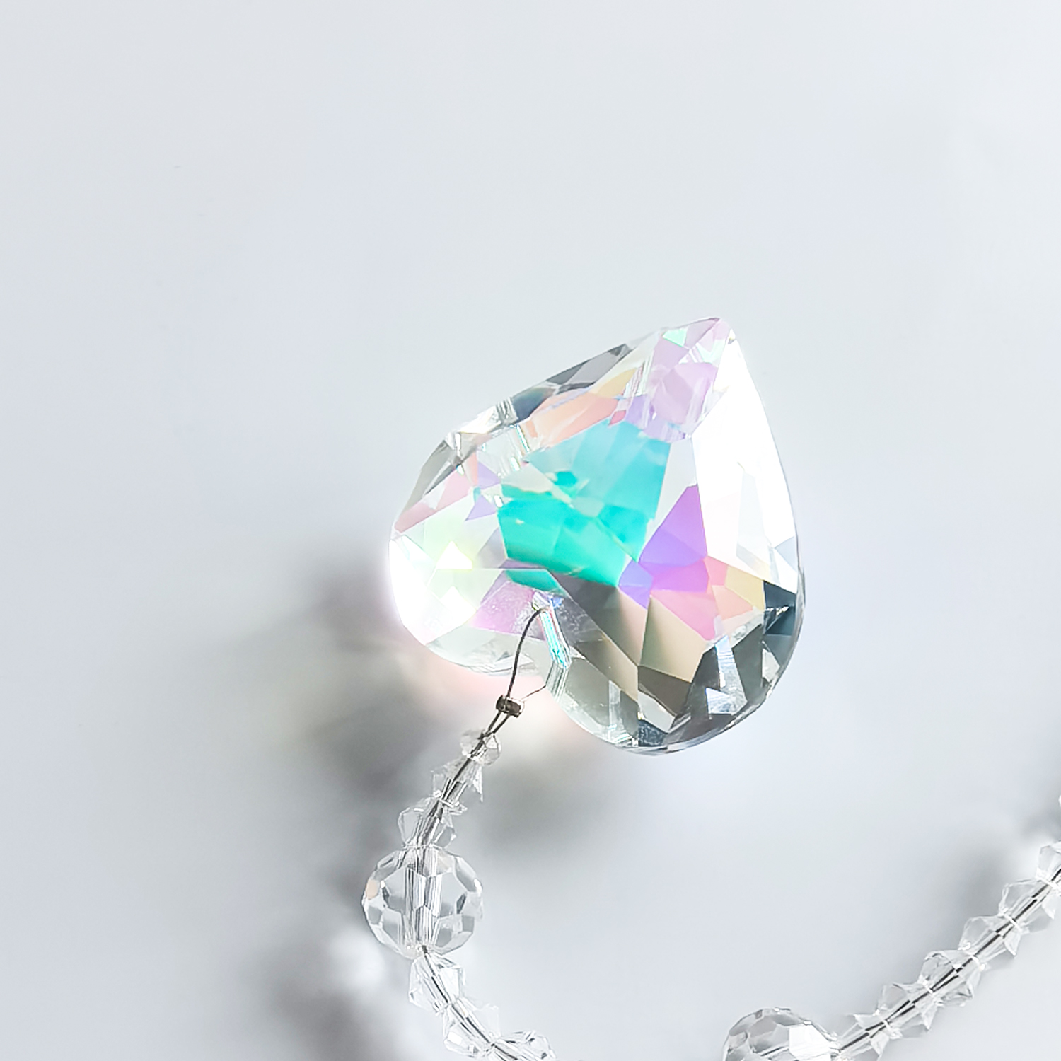 Crystal heart-shape hanging,Crystal decoration,christmas decoriation KMC83005 