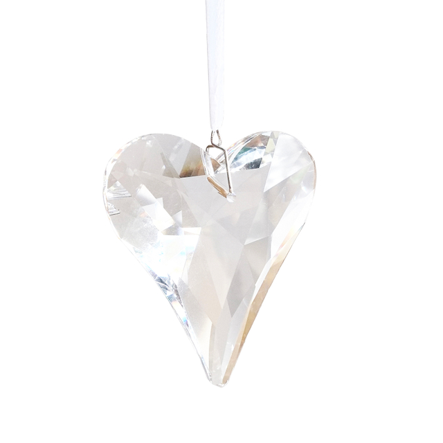Crystal heart-shape hanging,Crystal decoration,christmas decoriation KMC83007 