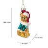 Glass dog ornament, Christmas glass toys, Christmas decoration KMT81022