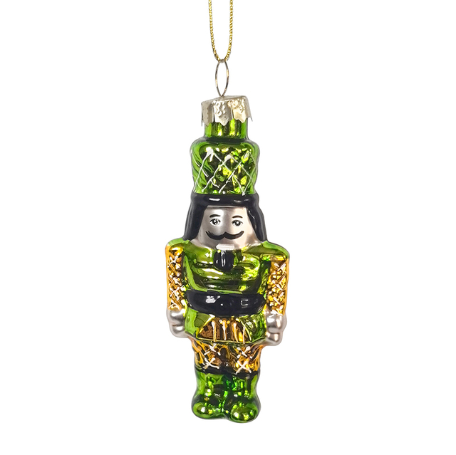 Christmas glass toy, glass nutcracker, glass soldier,Christmas decoration KMT81024