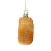 Christmas glass toys, glass biscuits decoration with resin, Christmas decoration KMT81007