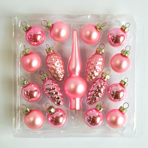 Glass ball set,painted ball, glass top tree ornaments, Christmas decorations KMB88003