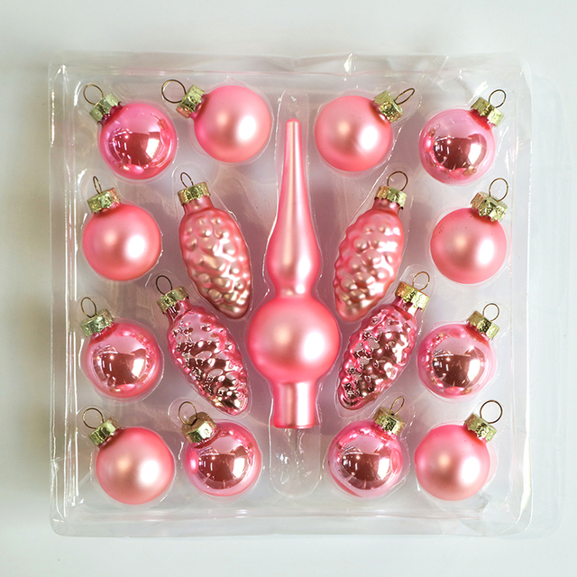 Glass ball set,painted ball, glass top tree ornaments, Christmas decorations KMB88003