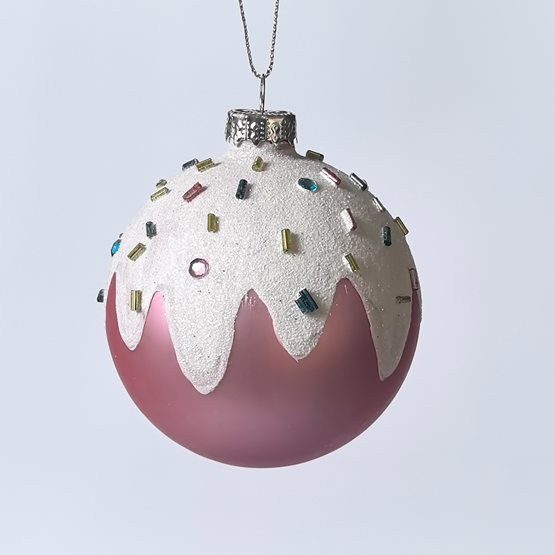 Christmas glass ball, Painted ball, Christmas decoration KMB81026