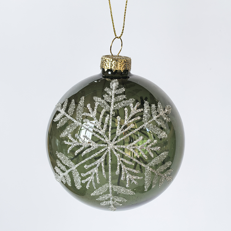 Christmas glass ball, Painted ball, Christmas decoration KMB81041