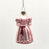 Glass Christmas Ornaments Skirt Charm Pendants for Holiday Christmas decoration KMT81102