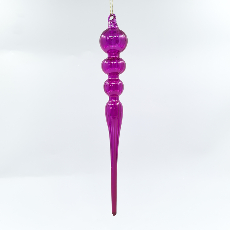 Christmas Special-shaped glass hanging decoration，Christmas decoration KMS60025