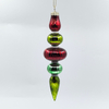 Christmas Special-shaped glass hanging decoration，Christmas decoration KMS60020