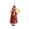 Glass Santa, Christmas glass toys