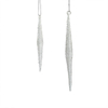 Glass icicle with glitter,Christmas decoration KMI82003