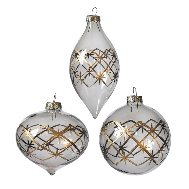 Christmas glass ball, Painted ball, Christmas decoration KMB81024