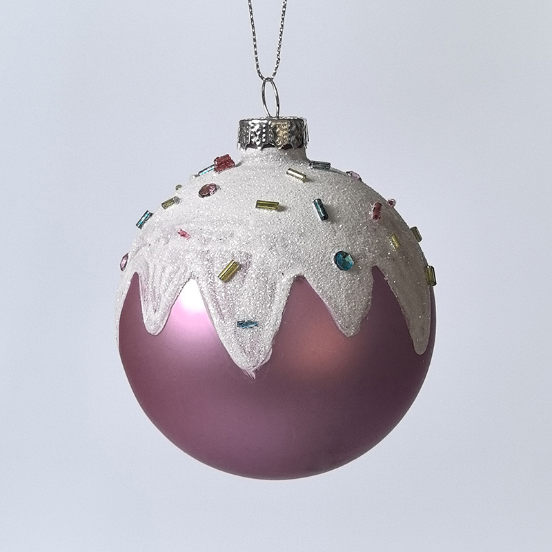 Christmas glass ball, Painted ball, Christmas decoration KMB81026