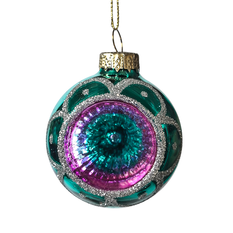 Christmas glass ball, Painted ball, Christmas decoration KMB81020