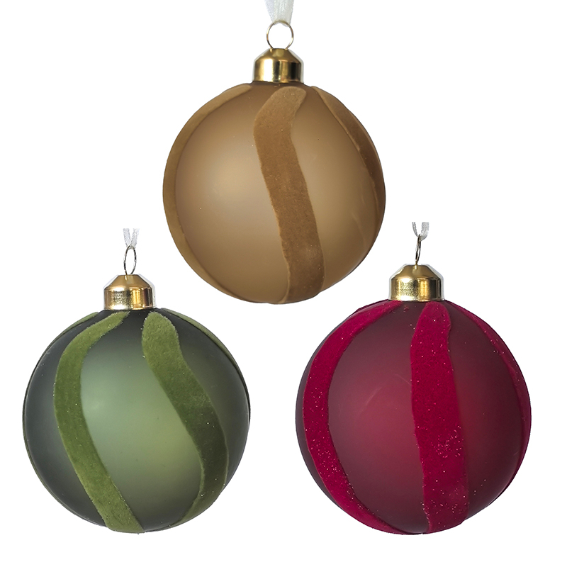 Christmas glass ball, Painted ball, Christmas decoration KMB81030