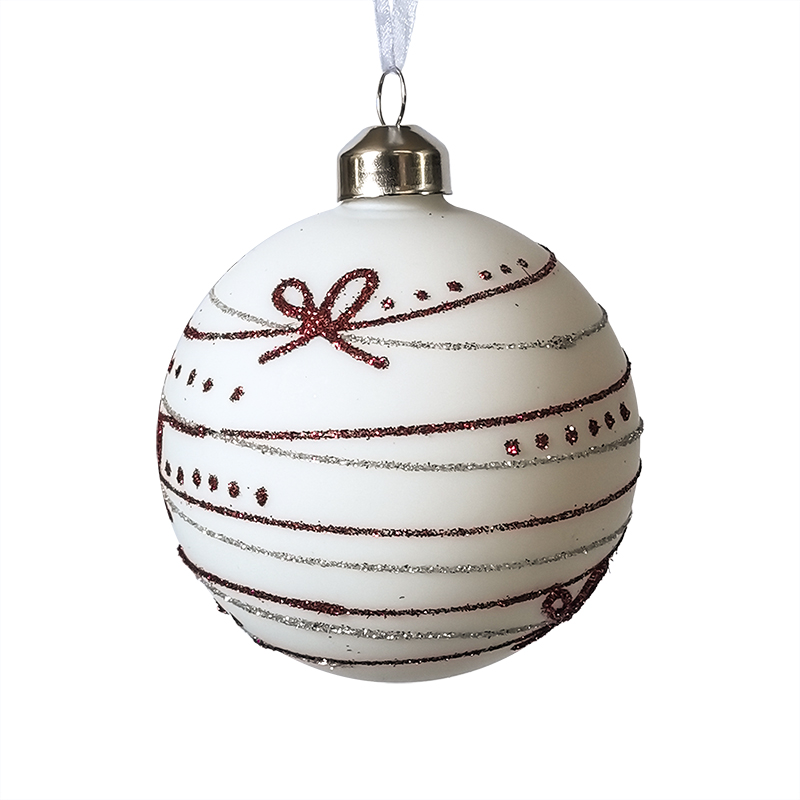 Christmas glass ball, Painted ball, Christmas decoration KMB81042
