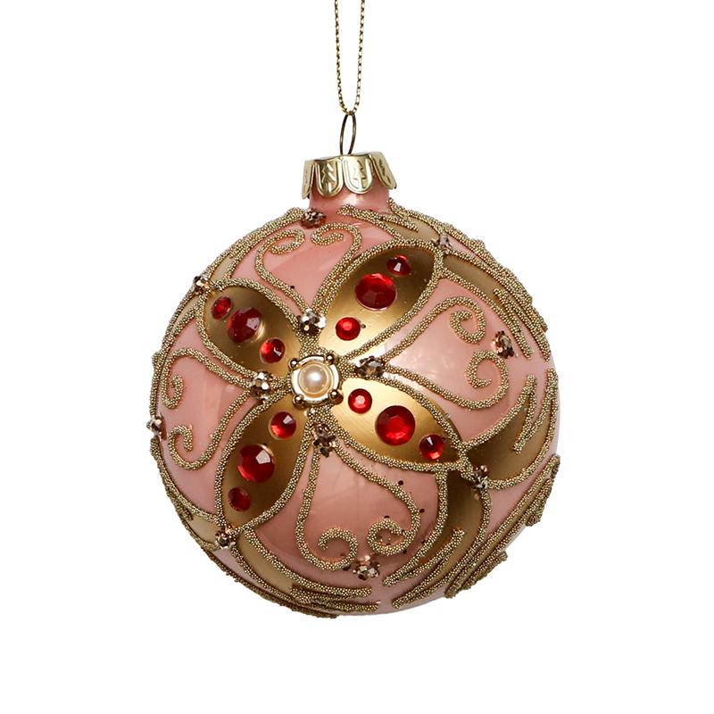 Christmas glass ball, Painted ball, Christmas decoration KMB81051