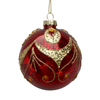 Christmas glass ball, Painted ball, Christmas decoration KMB81060